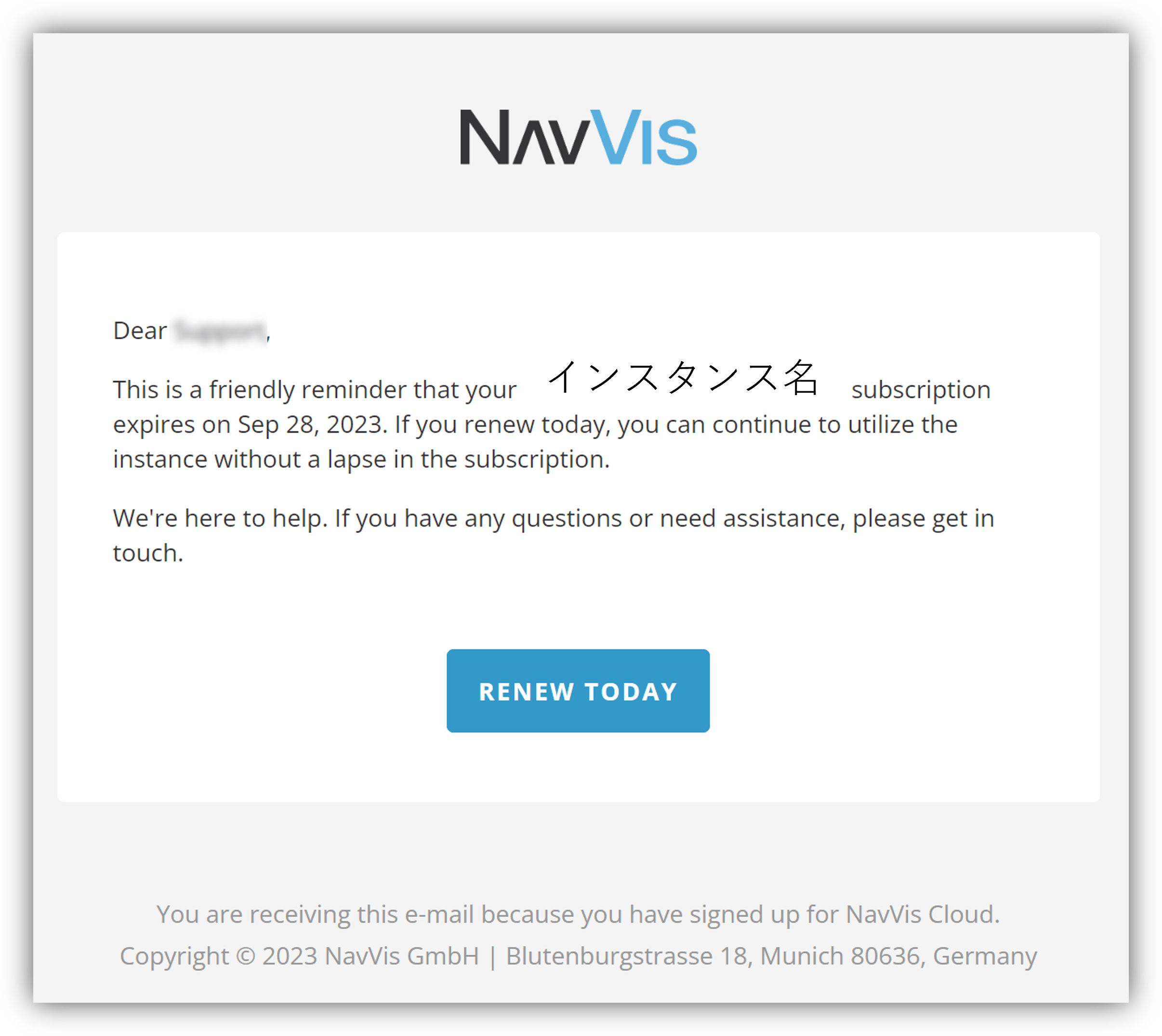 IVION Core クラウドインスタンスのライセンス NavVis ヘルプセンター